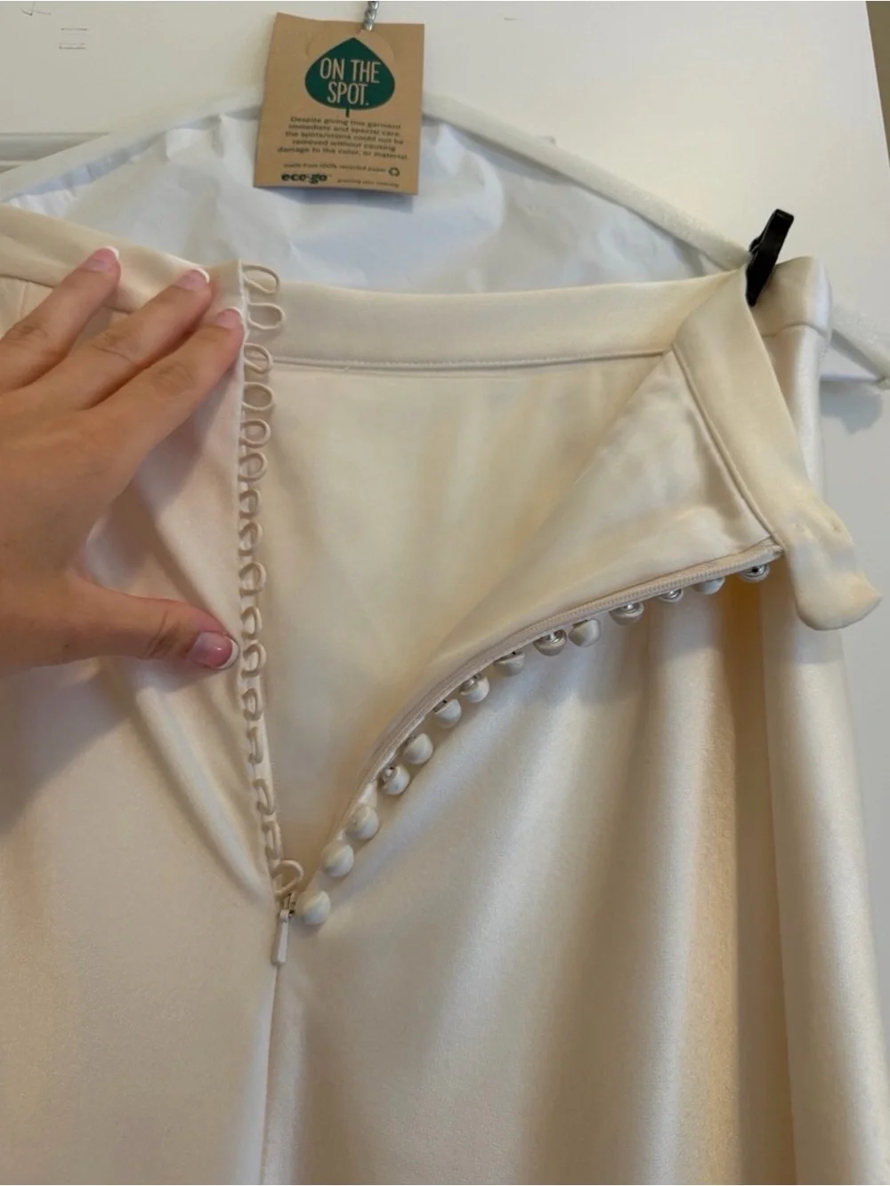 Catherine Deane Mae BHLDN Skirt Wedding Satin